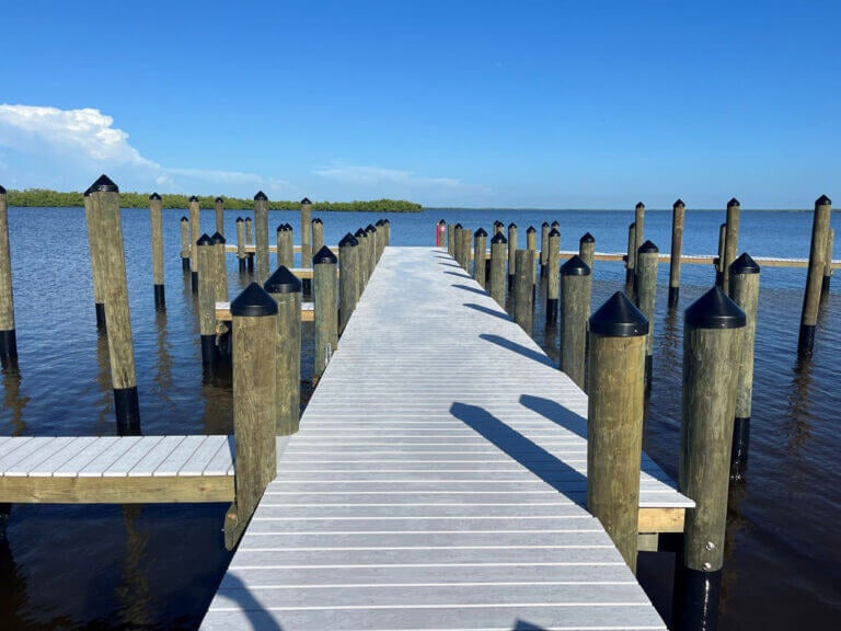 Everglades fishing dock at Chokoloskee RV Park