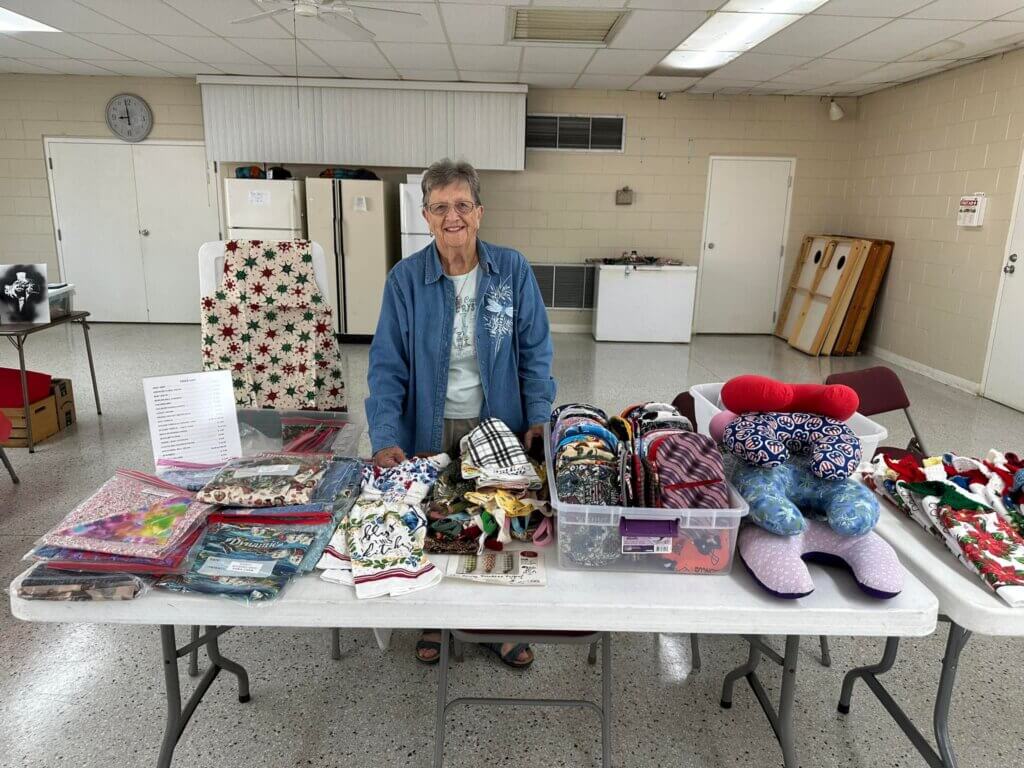 Resident selling Handmade quilted Items