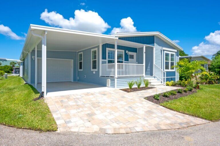 Manufactured home for sale in Fort Myers, Florida. It's a 55+ community.