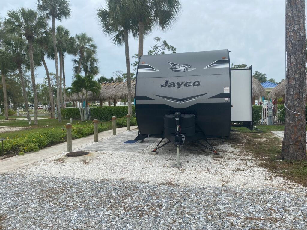 Jayco Rental Trailer at Blueway RV Outside