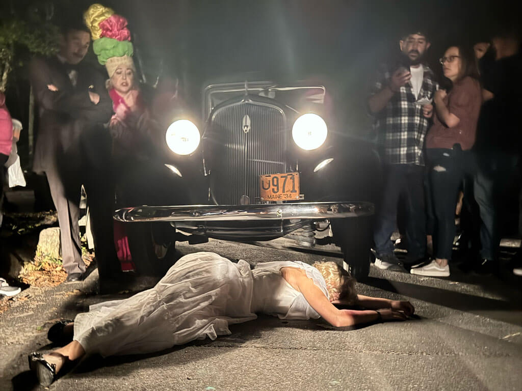 2024 Murder Mystery Weekend at Point Sebgo Resort in Maine.