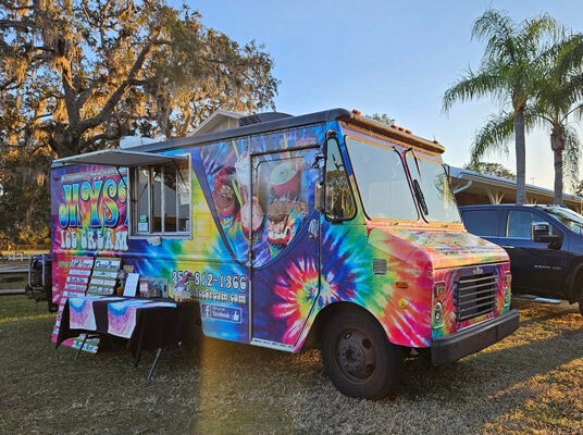 Mystic Ice Cream Truck is bringing homemade ice cream to 55+ Holiday RV Park in Leesburg, FL.