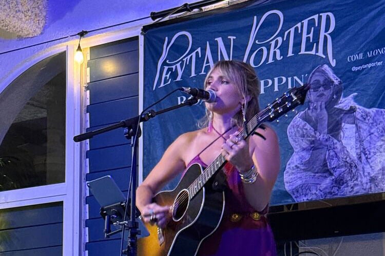 Peytan Porter playing at Big Pine Key RV Park in Florida