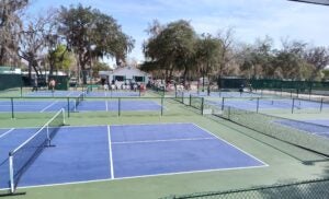 New pickle ball courts at Holiday RV