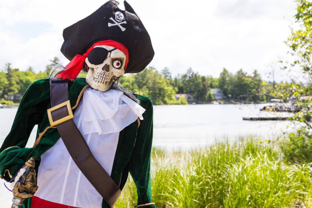 Pirate Weekend at Point Sebago Resort in Casco, Maine.