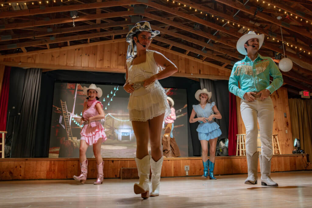 Country Wedding show at Point Sebago, a campground on Sebago Lake.