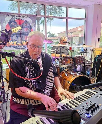 Central Florida band Rock The House plays live music for 55+ Residents living at Cypress Lakes Village in Lakeland, Florida.