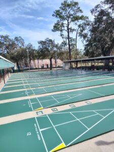 Updated Shuffleboard Courts Holiday RV