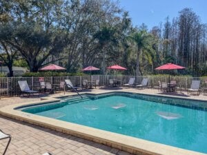 Swimming pool at Sun Valley in Tarpon Springs, Florida