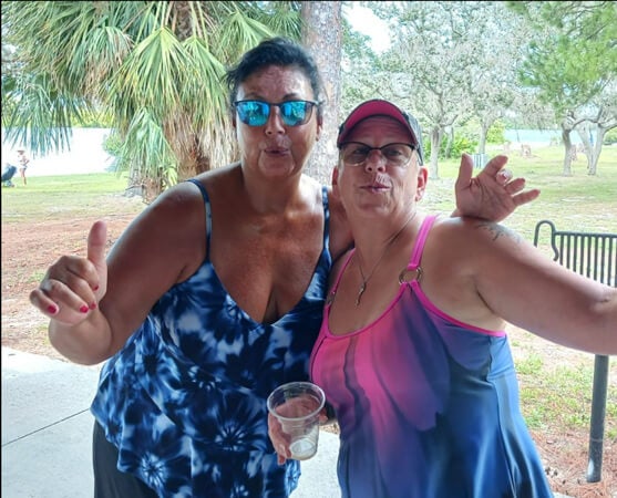 Residents in 55+ community, the Meadows in Tarpon Springs, Florida