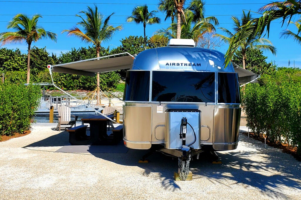 Airstream Up Close Big Pine Key