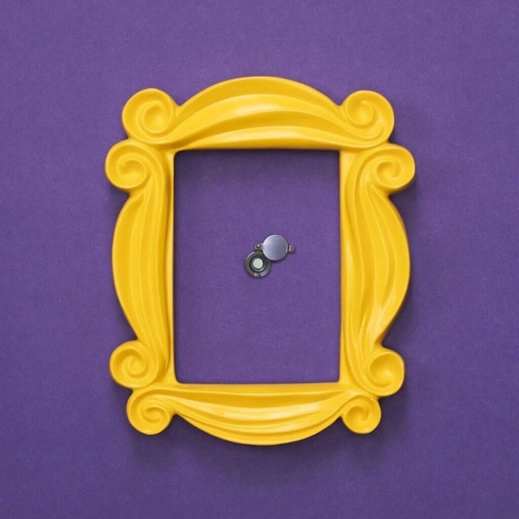 Peephole frame from Friends