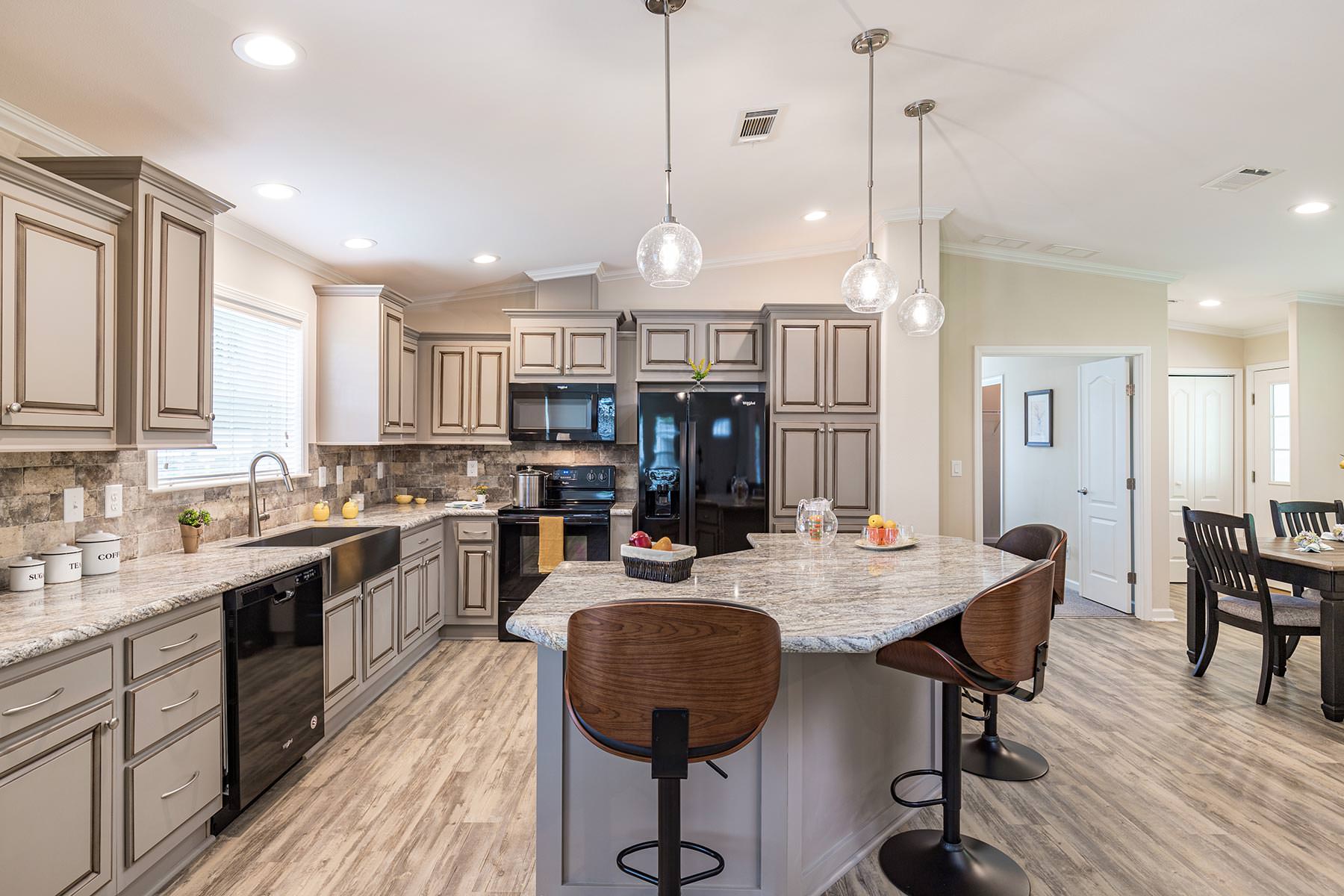 Open Concept Kitchen Manufactured Home