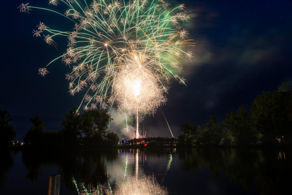 Point Sebago fireworks