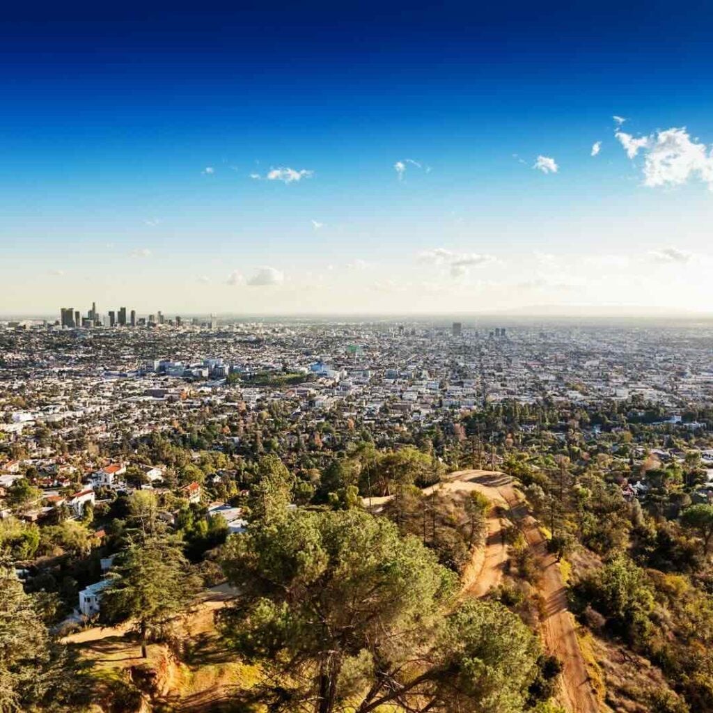 view of Los Angeles California