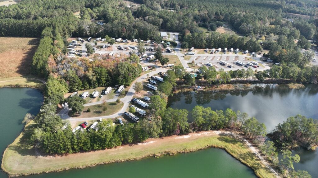 Lake Jasper RV Park near Savannah, Georgia