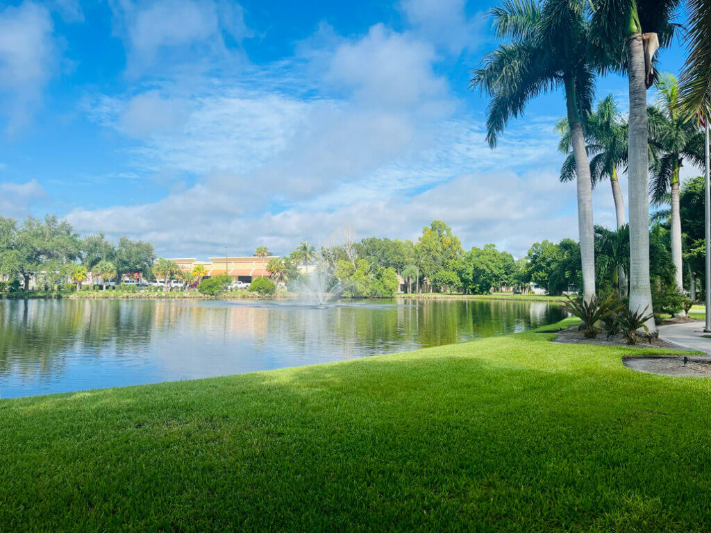 Water view at Jamaica Bay Village in Fort Myers, Florida