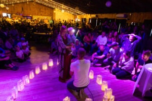 Joey Fitts ' mrriage proposal caught on camera at Point Sebago Resort in Casco, Maine.