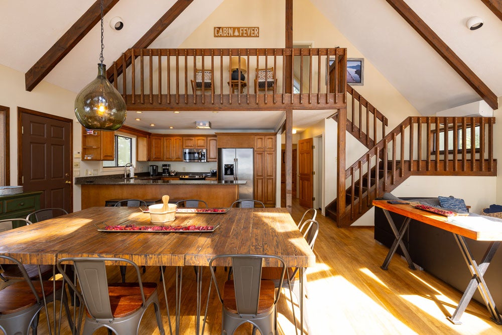 Interior of The Island Lodge at Point Sebago Resort in Casco, Maine