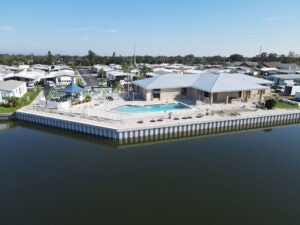 Clubhouse renovations at The Meadows in Tarpon Springs, Florida