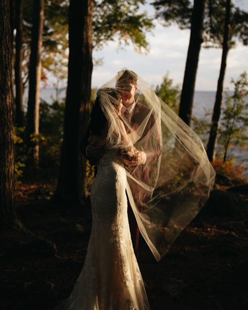 Sarah Bouffard's wedding at Point Sebago Resort. Photo by Emily Leonard Photography.