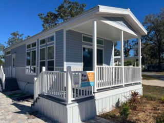 Vacation cottage at Holiday RV Park in Florida.