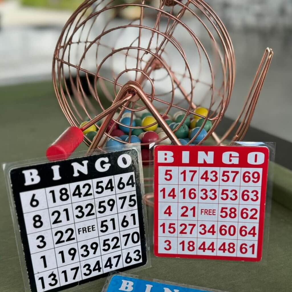 Bingo supplies at CreekFire RV Resort