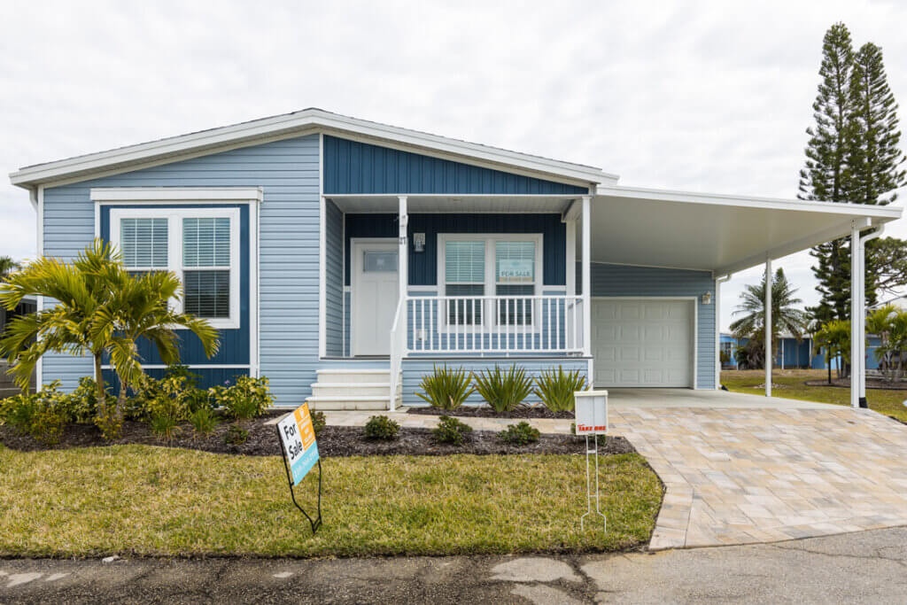 Home for sale at Jamaica Bay Village in Fort Myers, Florida.