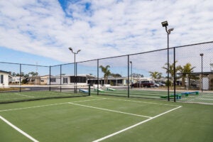 Pickleball courts at The Meadows in Tarpon Springs.