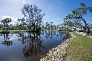 Blueway Lagoon- RV hookups with waterfront views