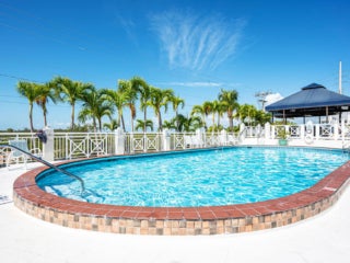 Big_Pine_Key_RV_Swimming_Pool Rooftop swimming pool at Big Pine Key RV Park in Florida.