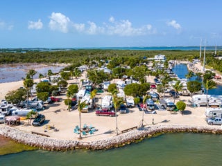 Big_Pine_Key_RV_waterfront Overview of Big Pine Key RV Park showing rv site by the waterfront.
