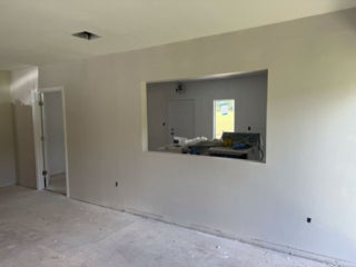 Interior renovations underway within the West Clubhouse at Rolling Greens Village in Ocala, Florida.