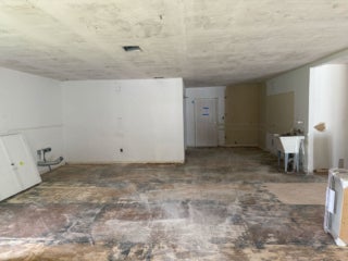 Interior renovations within the West Clubhouse at Rolling Greens Village in Ocala, Florida.