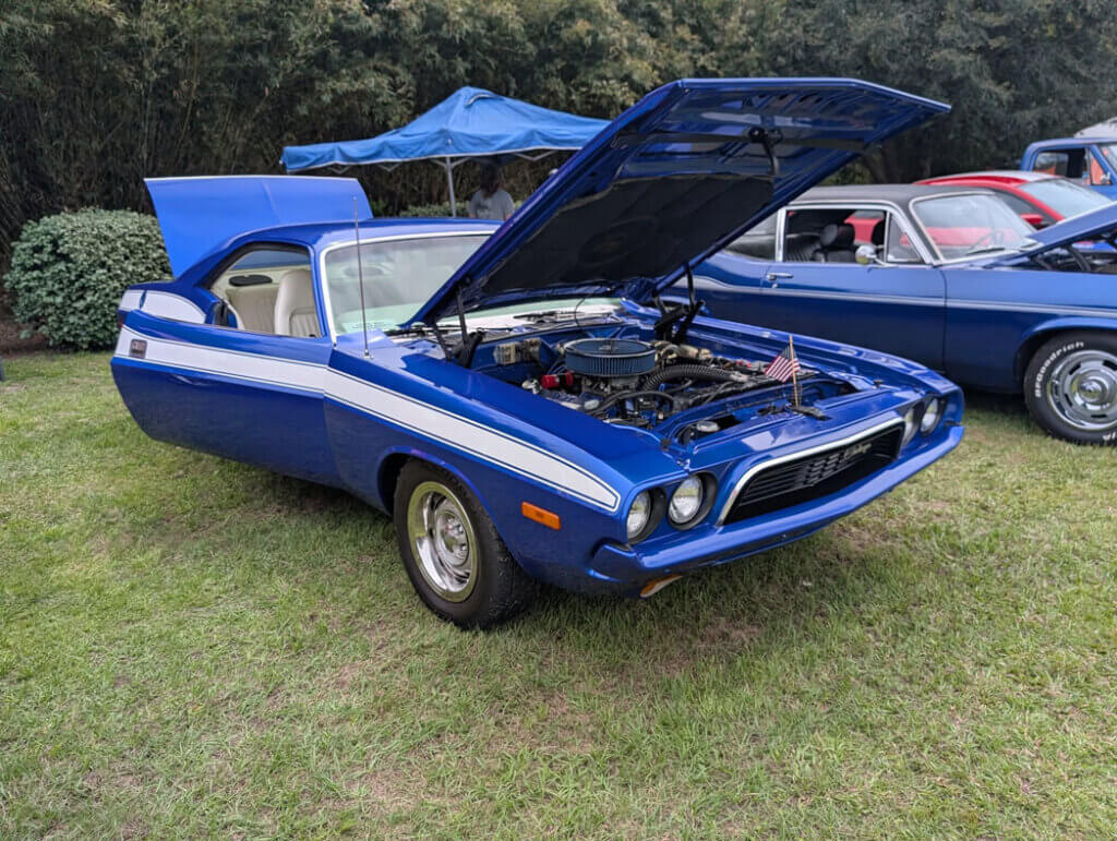 Classic car at the Low Country Car Club Show at CreekFire RV Resort in Savannah.