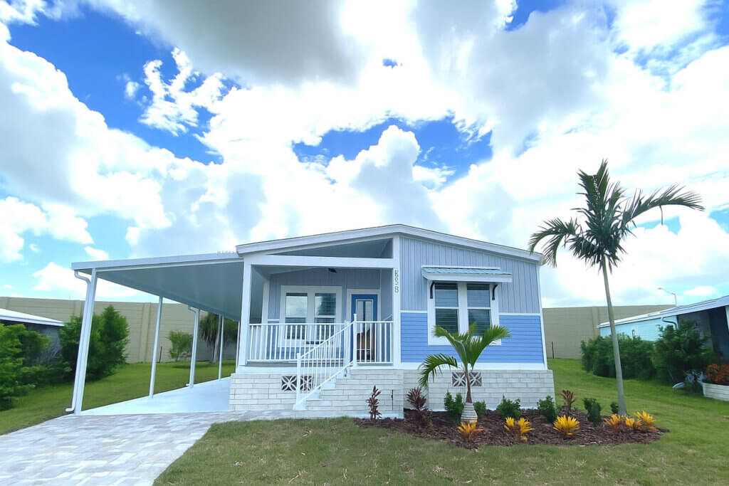 Exterior of 5715 Camelford Drive in Sarasota, Florida.