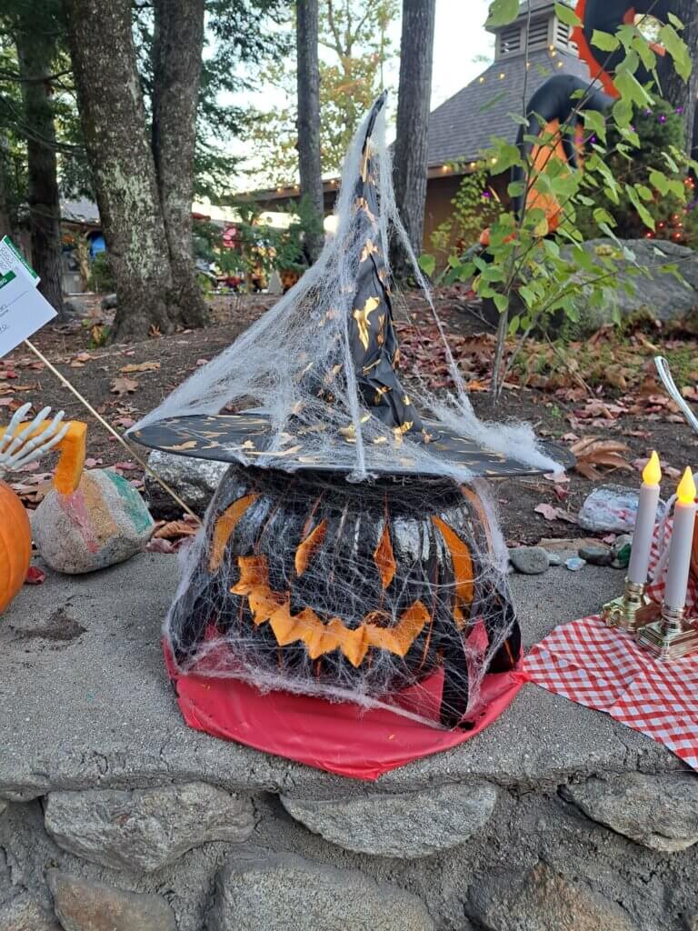 Pumpkin Carving Contest in Maine at Point Sebago Resort.