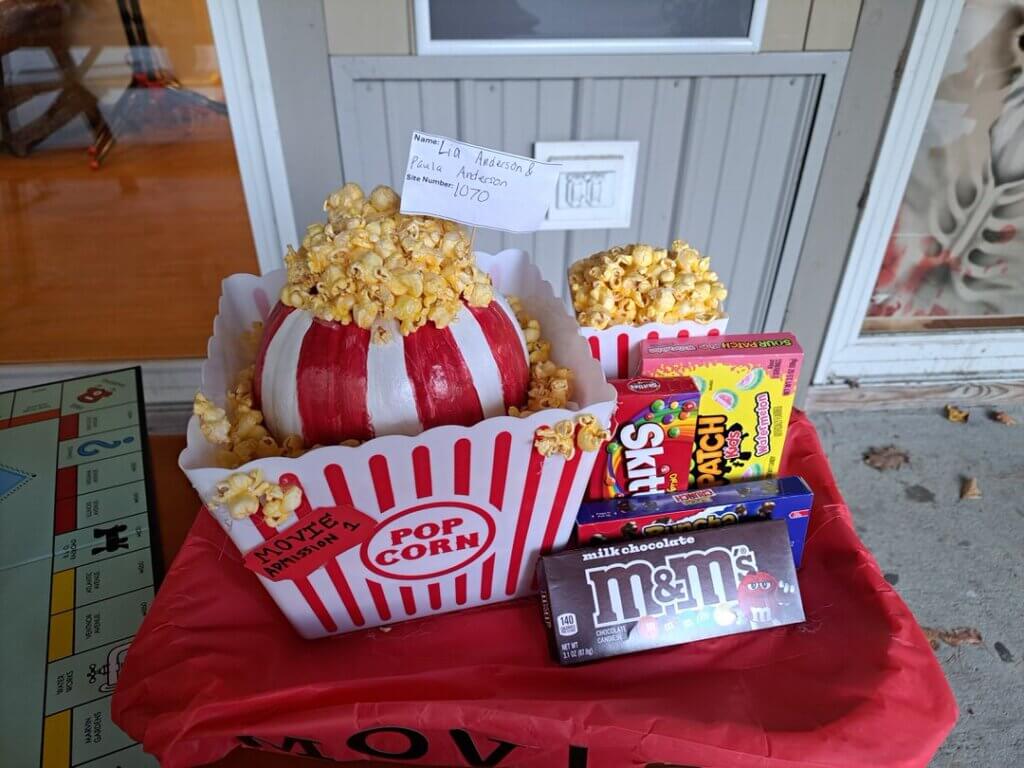 Pumpkin Painting Contest at Point Sebago Resort in Maine.