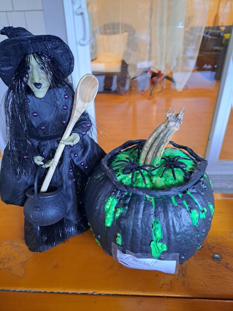 Pumpkin Painting Contest at Point Sebago Resort in Maine.