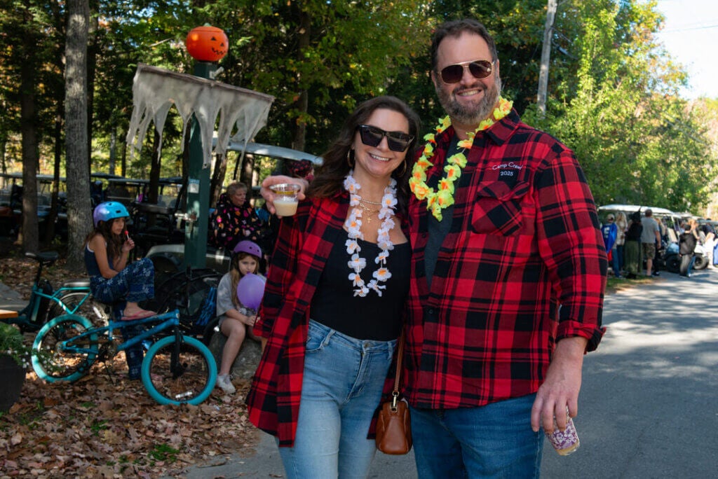 Guests at the Halloween Parade at Point Sebago Resort in Maine. Photo courtesy of Dave Rando Photography.