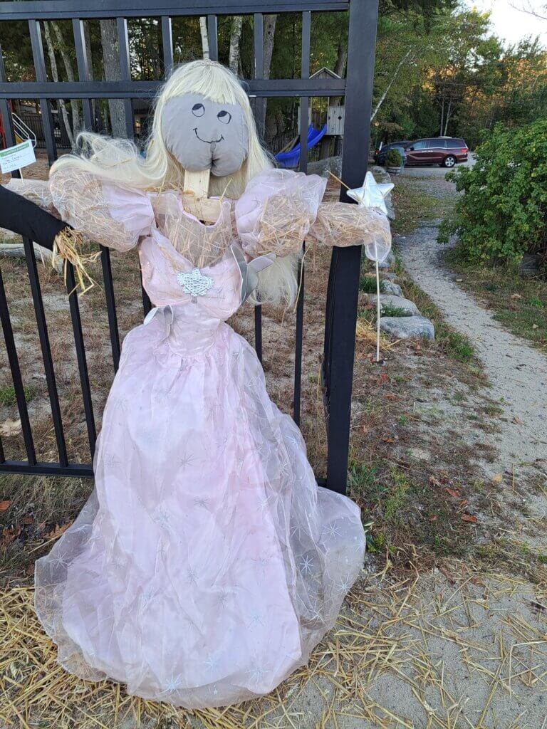 Scarecrow Contest at Point Sebago Resort in Casco, Maine.