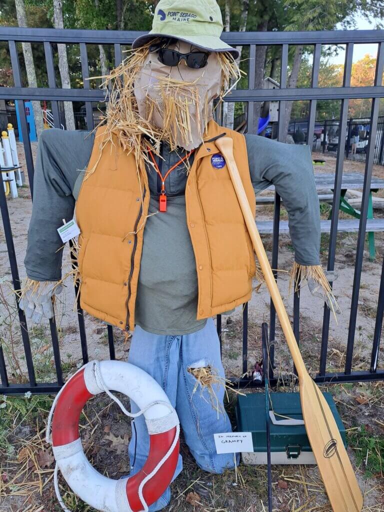 Scarecrow Contest at Point Sebago Resort in Casco, Maine.