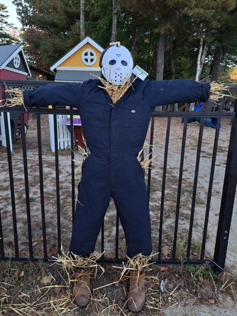 Scarecrow Contest at Point Sebago Resort in Casco, Maine.