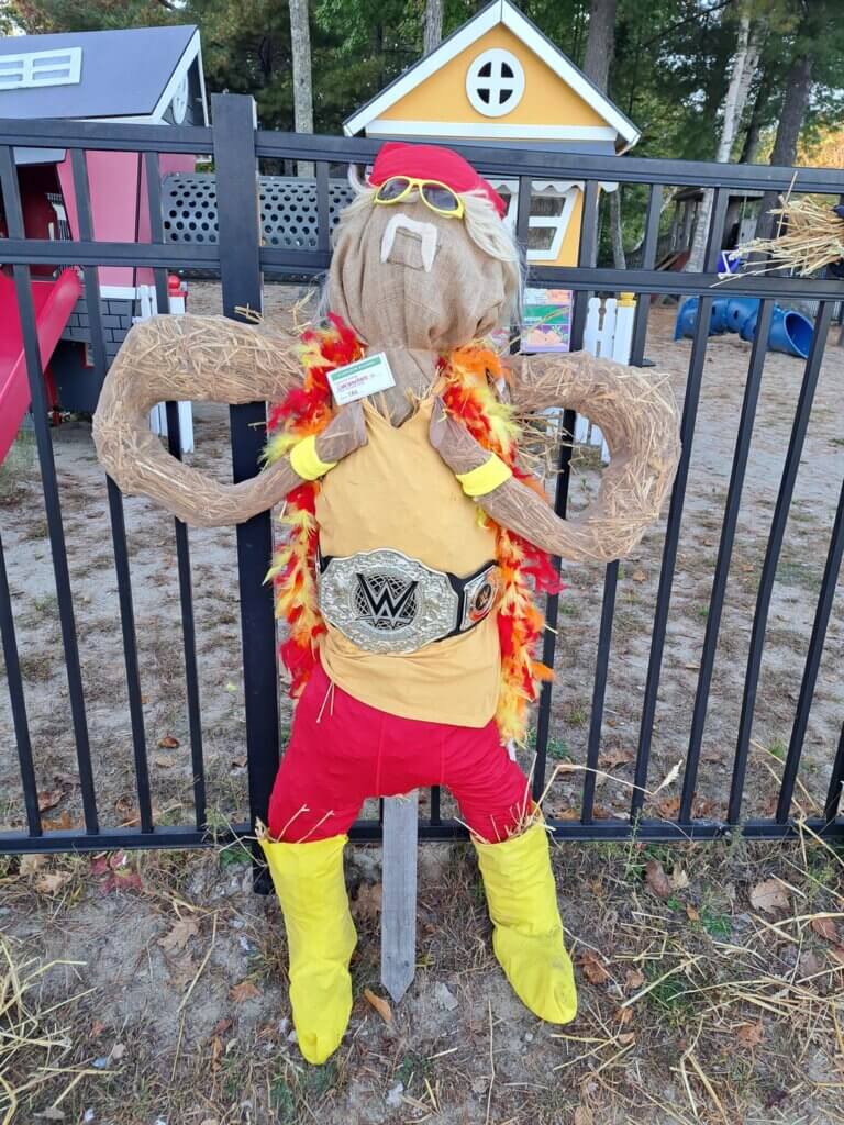 Scarecrow Contest at Point Sebago Resort in Casco, Maine.