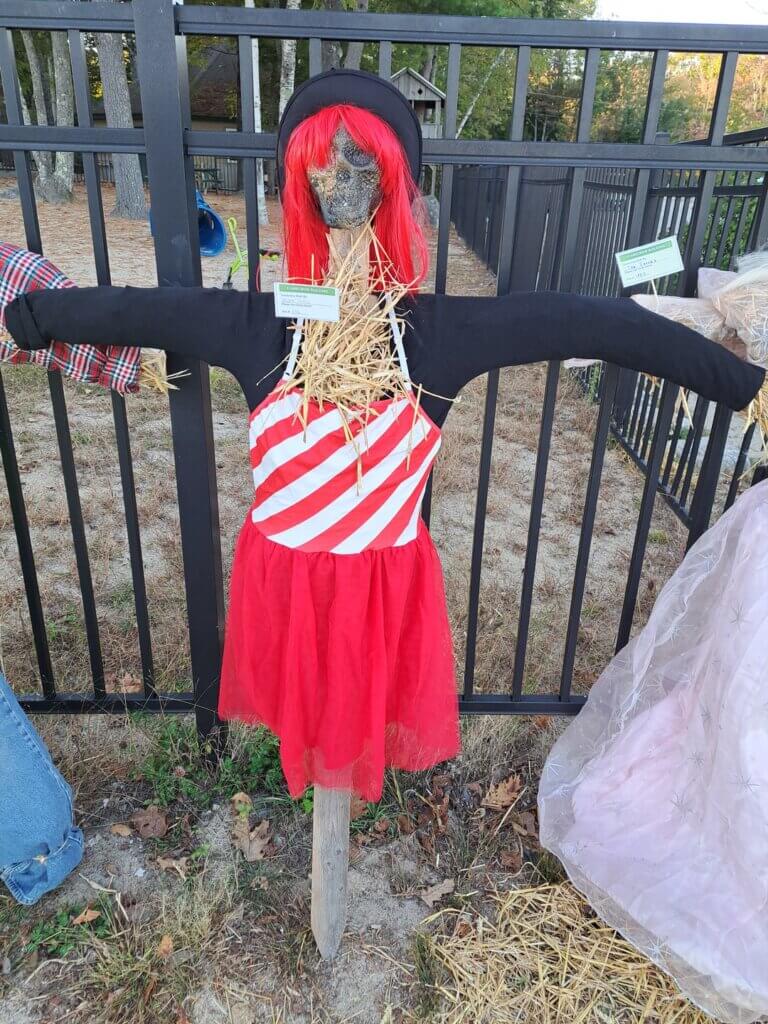 Scarecrow Contest at Point Sebago Resort in Casco, Maine.