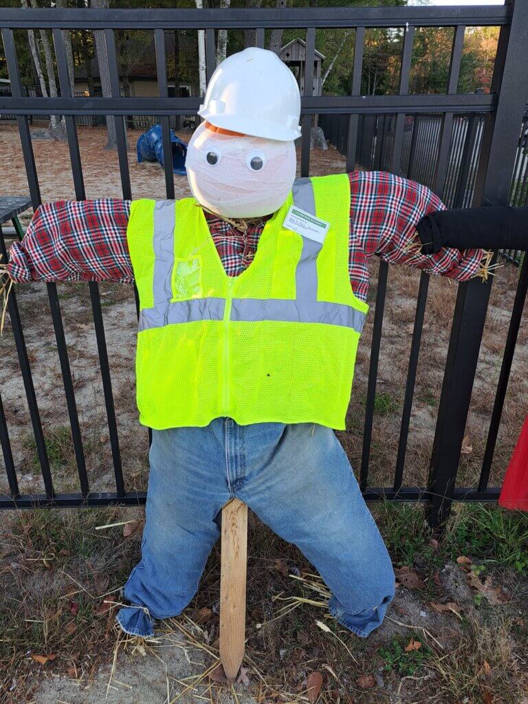 Scarecrow Contest at Point Sebago Resort in Casco, Maine.