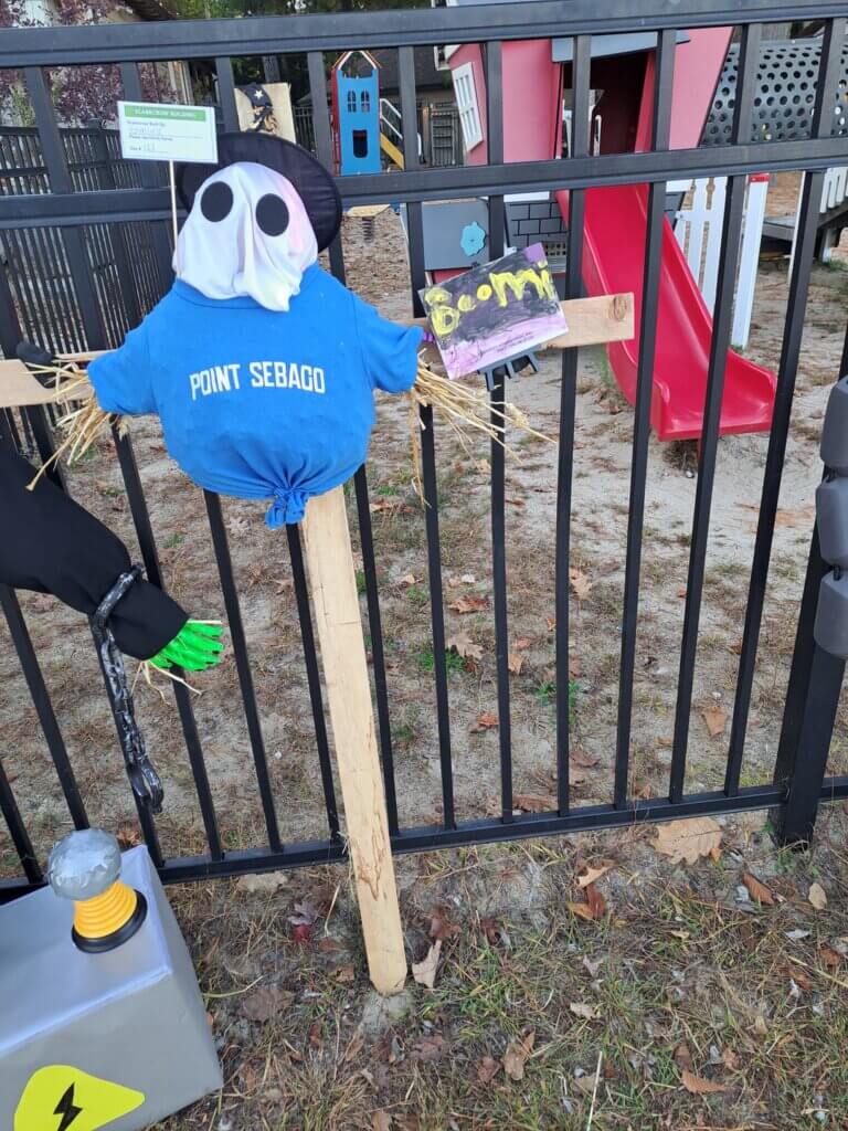 Scarecrow Contest at Point Sebago Resort in Casco, Maine.