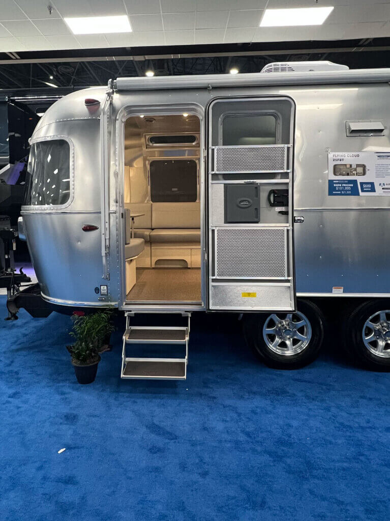 The 2025 Airstream models at the Florida RB SuperShow in Tampa