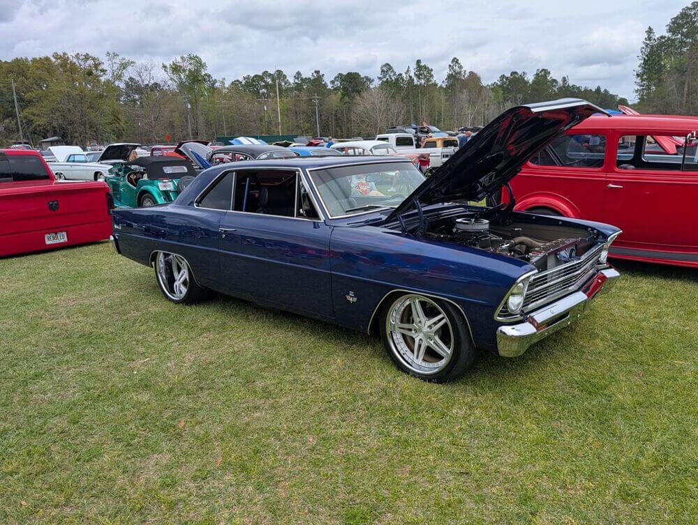 Low_Country_Car_Show_Creekfire_5 Classic cars at the Low Country Car Show at CreekFire RV Resort in 2025.