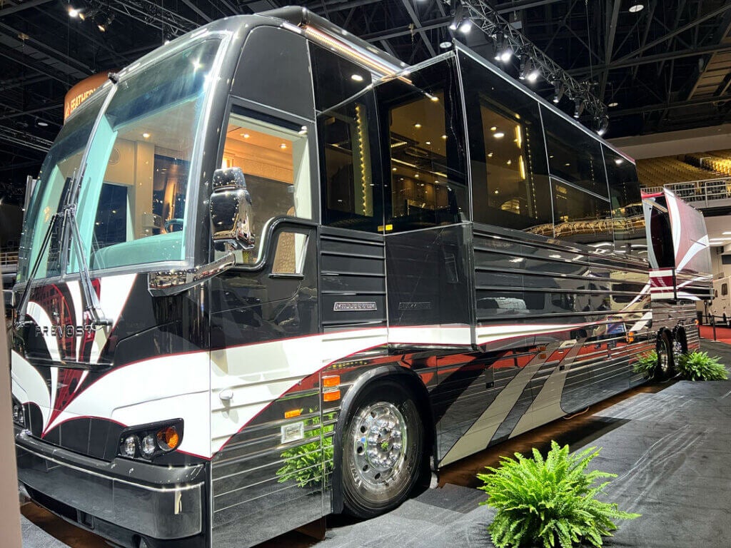 Prevost Motorcoach at the 2025 Florida RV SuperShow in Tampa